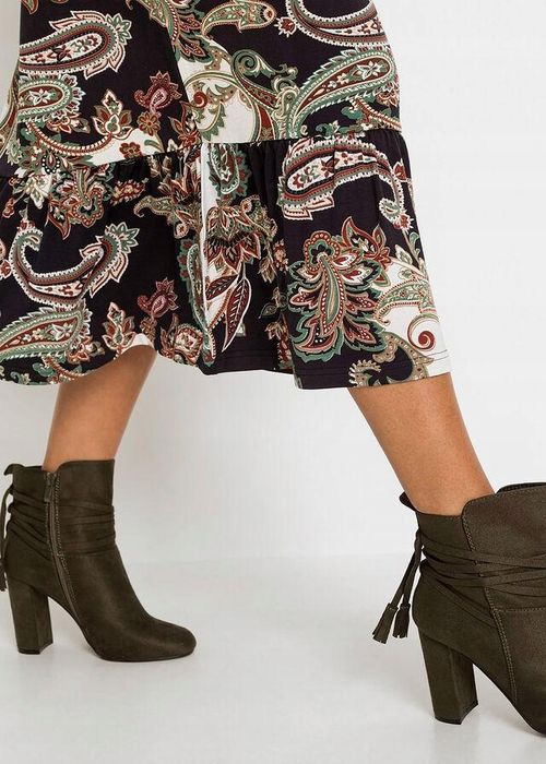 B.P.C sukienka z nadrukiem wiskoza r.36/38