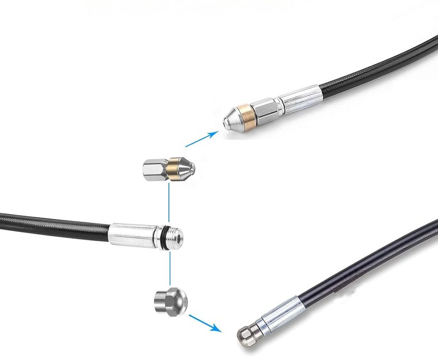 Wąż Ciśnieniowy Odpychacz do Rur 20m do Kärcher K2-K7 180bar z Dyszami