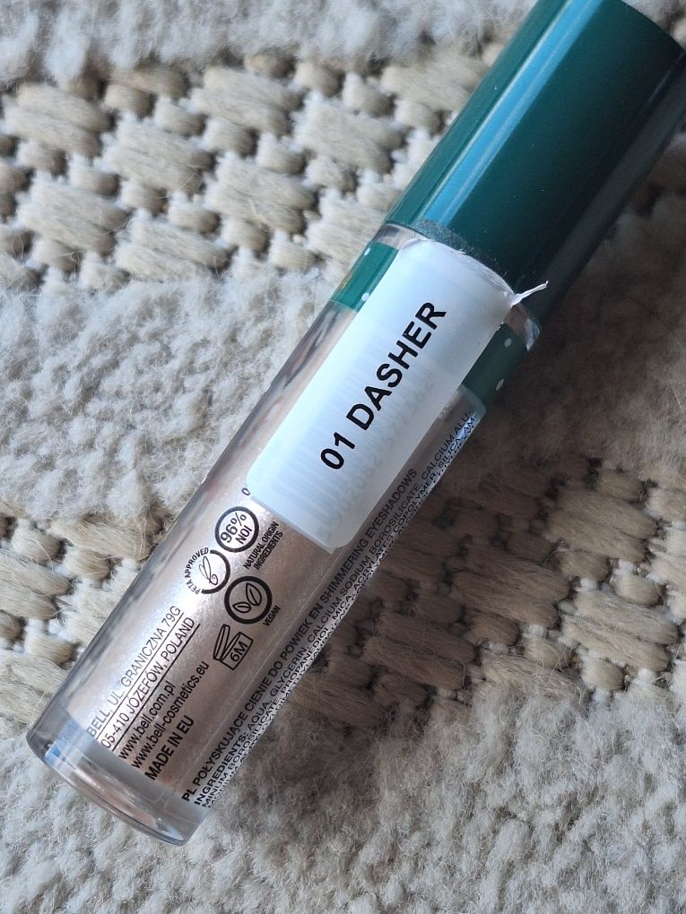 Bell liquid eye shadow, połyskujące cienie do powiek 01 dasher