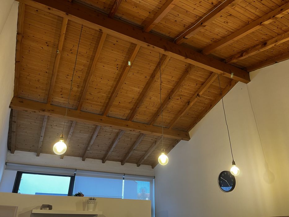 3 candeeiros de tecto