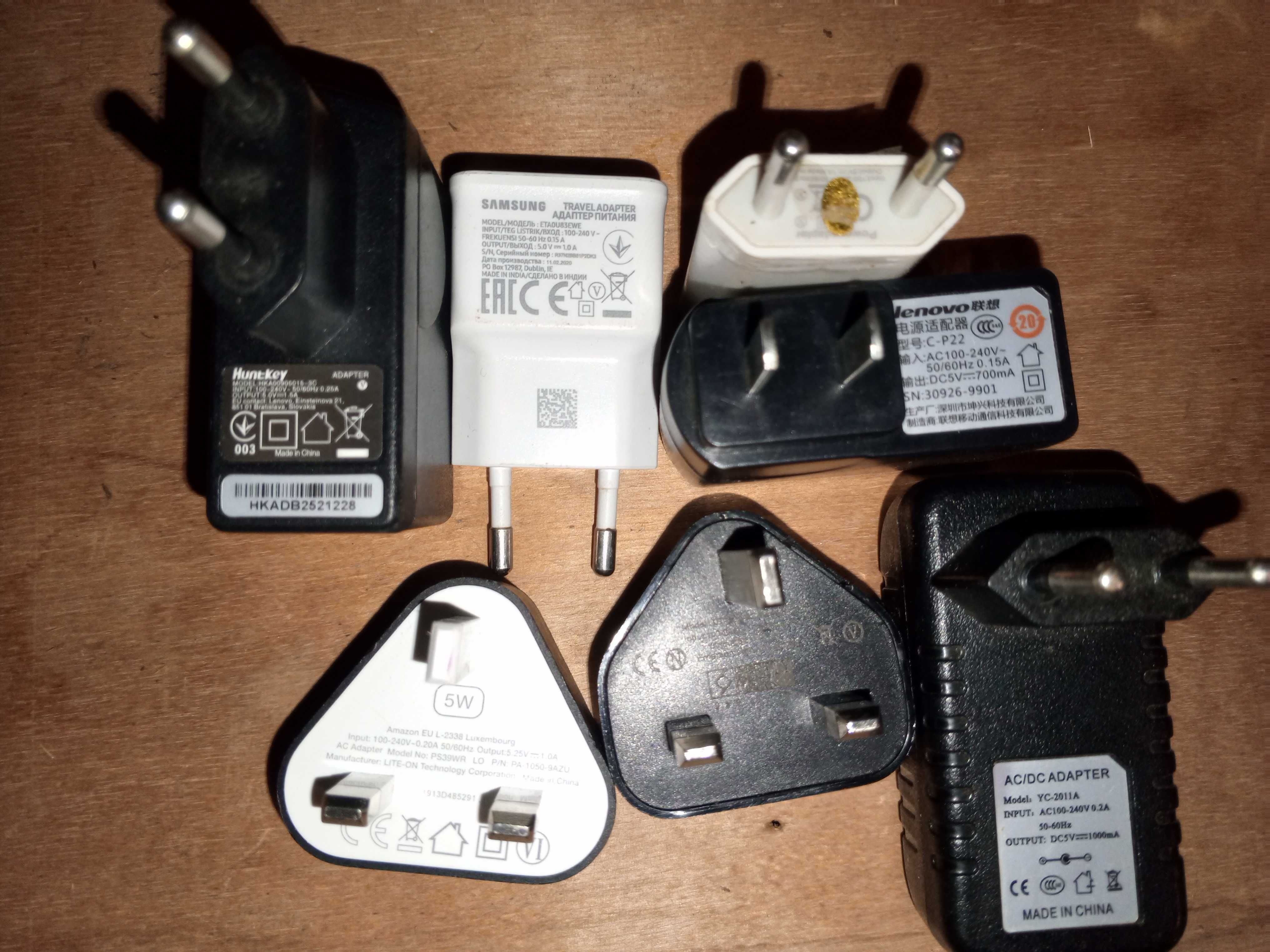 Адаптер, блок питания, зарядка гнездо USB (F) Тип A 5V, 0.5-2.1A