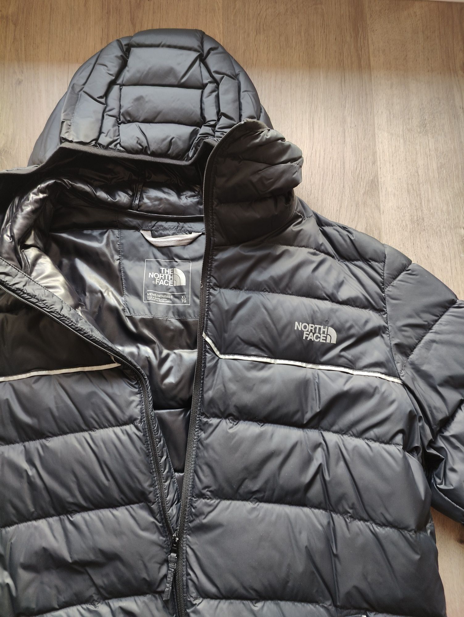 The North Face kurtka zimowa naturalne wypełnienie pierze pióra