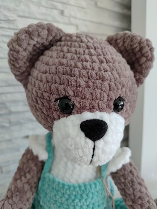 Miś na szydełku handmade DOSTĘPNY OD RĘKI