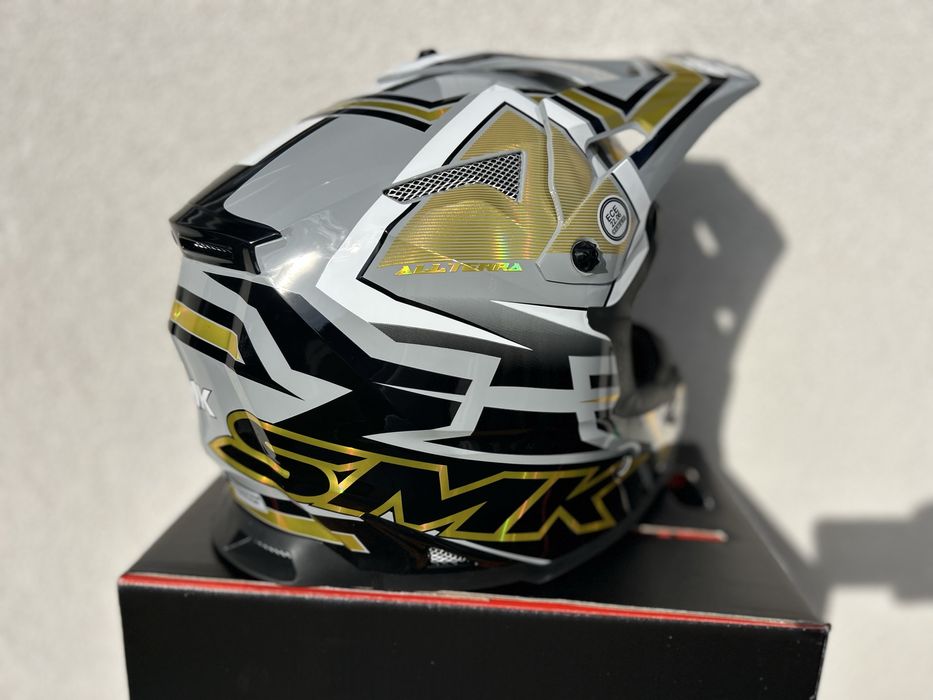 Kask motocyklowy cross HULAJNOGA quad SMK ALLTERRA rozmiar M 57cm