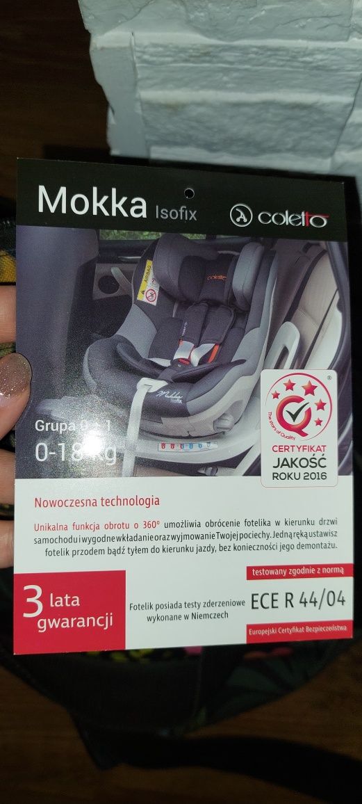 Fotelik Coletto Mokka