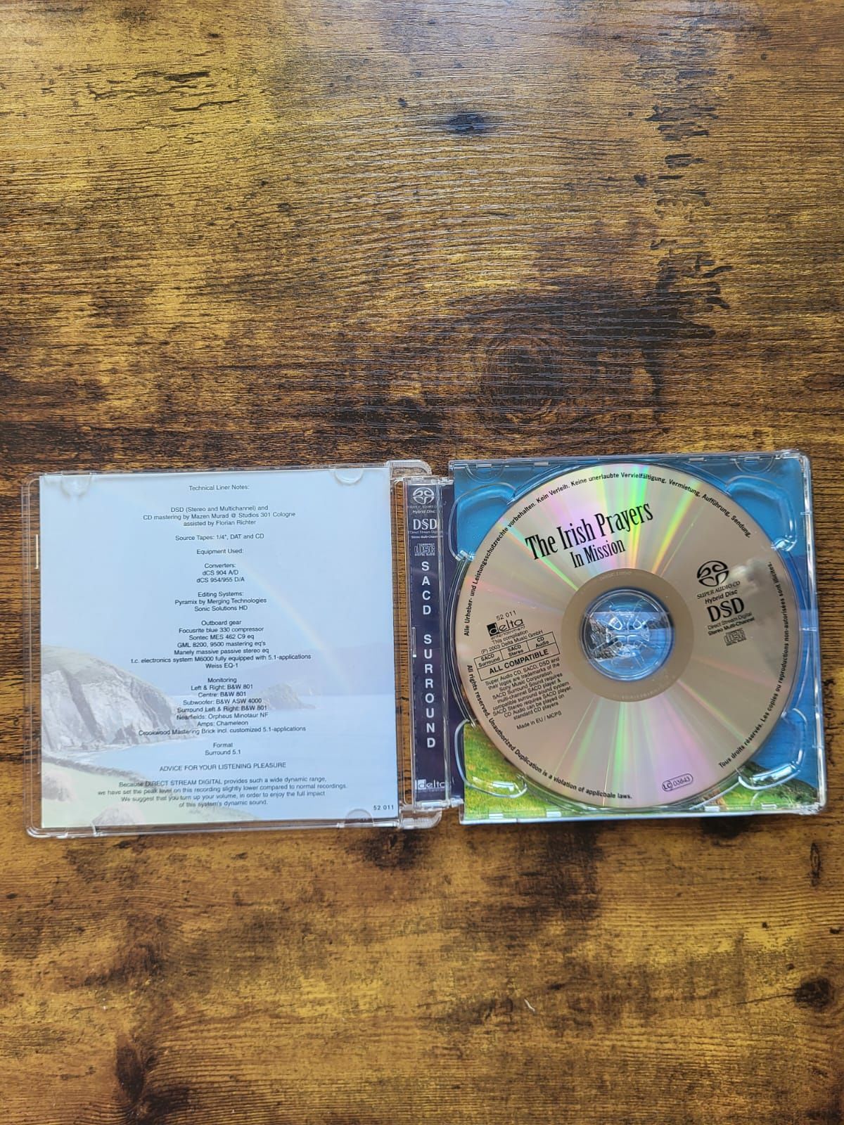 Płyta The Irish prayers in mission SACD Hybrid Multichannel DSD