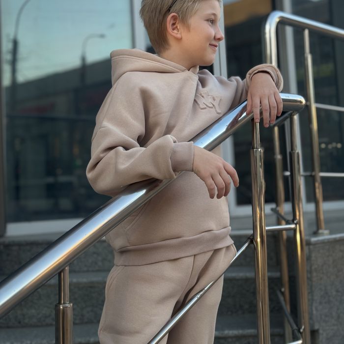 Теплий дитячий костюм на флісі | Для хлопчиків і дівчаток | 128-158 р