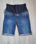 Spodenki ciążowe H&M mama M/38/10  jeans