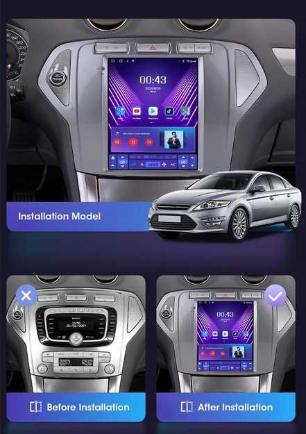 Radio nawigacja FORD MONDEO mk4 2007=2012 ANDROID WiFi GPS