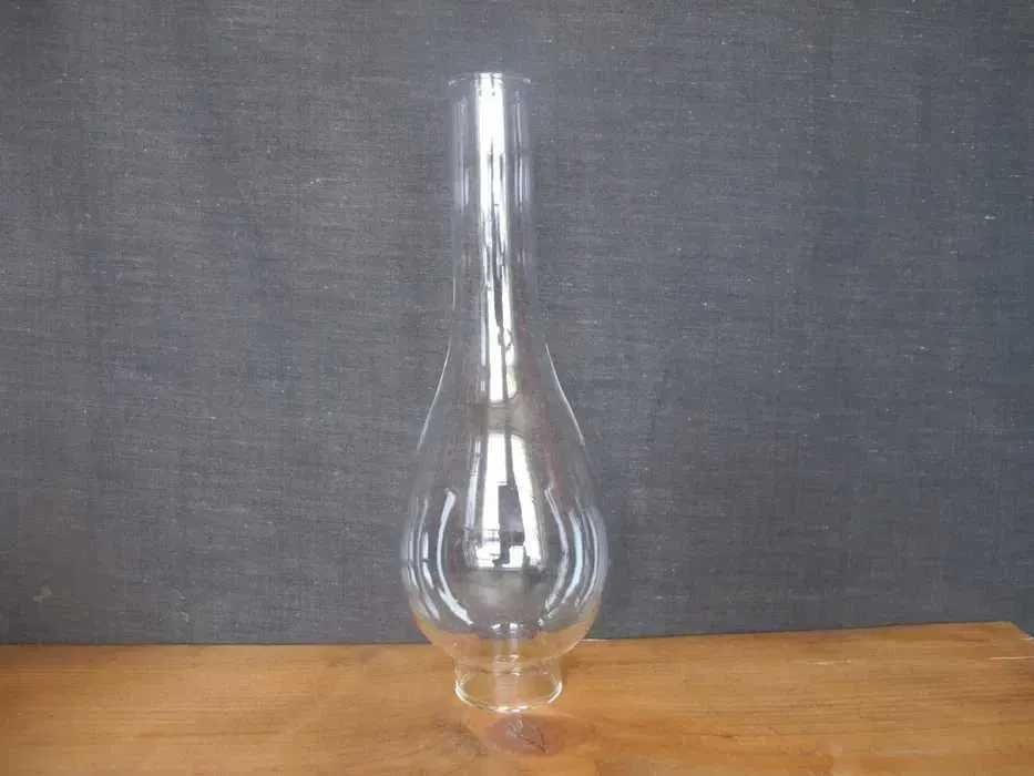 Szklany przeźroczysty klosz/kominek do lampy naftowej_mont 39 mm