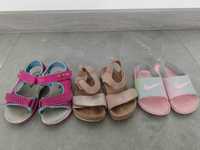 Взуття для дівчинки 24-25 розмір, сандалі і шльопанці