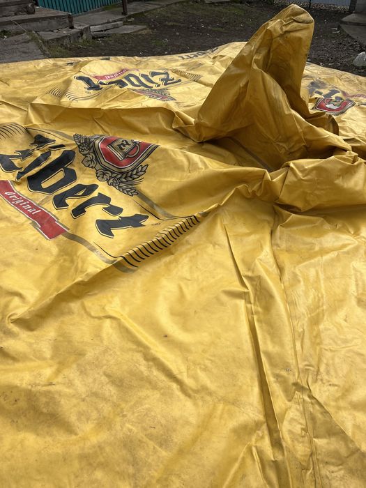 Брезент ПВХ, б/у розмір 5*5