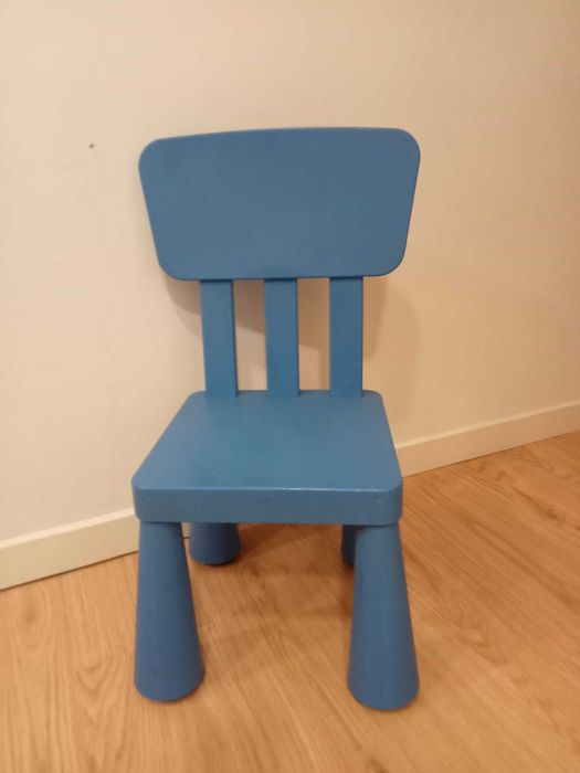 Cadeira criança azul ikea Mammut