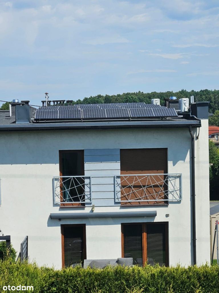Dom szeregowy, SKRAJNY, fotowoltaika, sauna, garaż,  klima, KAMIONKA