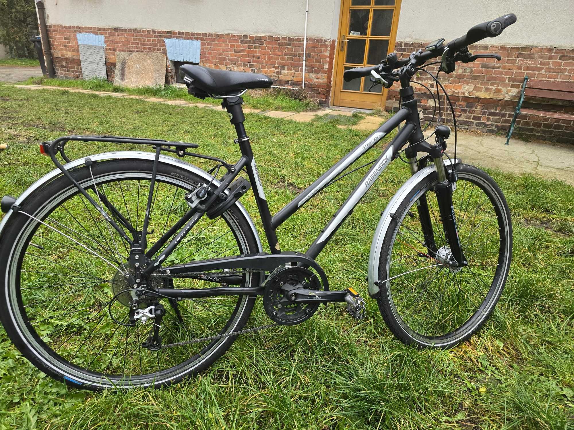 Rower trekkingowy RABENEICK Sherpa Light,Deore XT- MAGURA- idealny