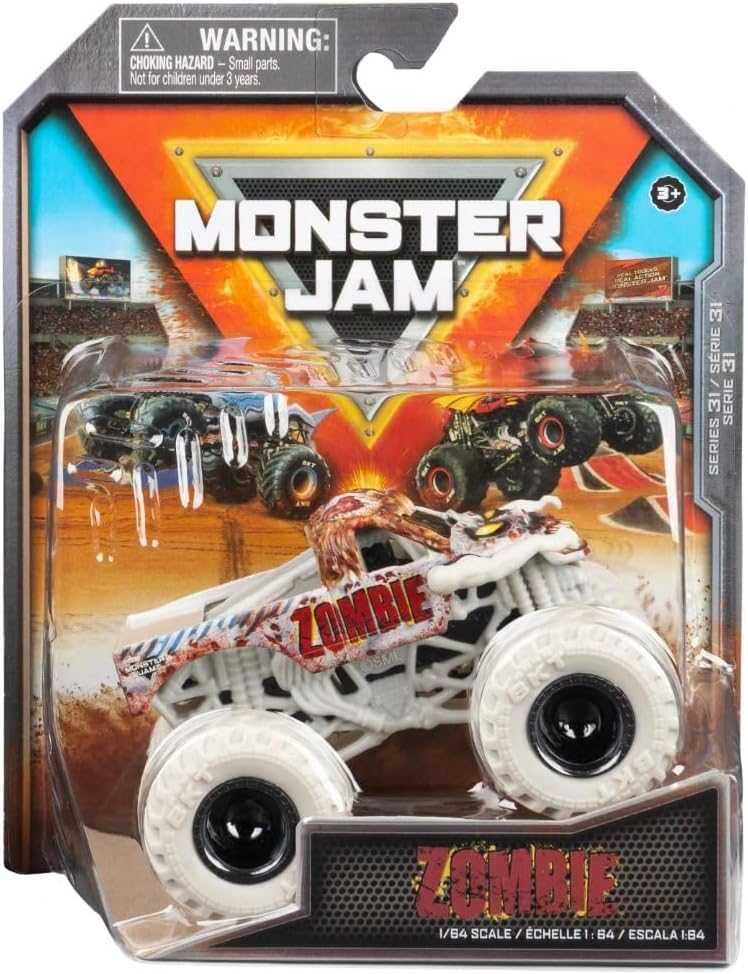 MONSTER JAM 1:64 ZOMBIE Truck Autko Terenowe