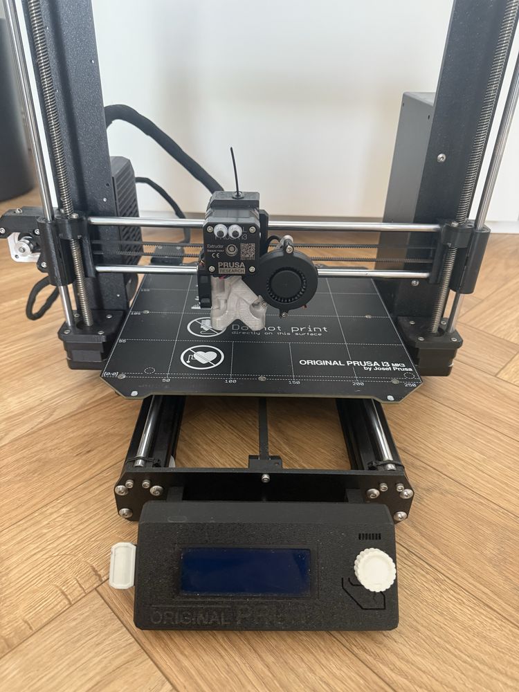 Oryginalna Prusa MK3S Mało używana - DODATKI / Doskonały stan