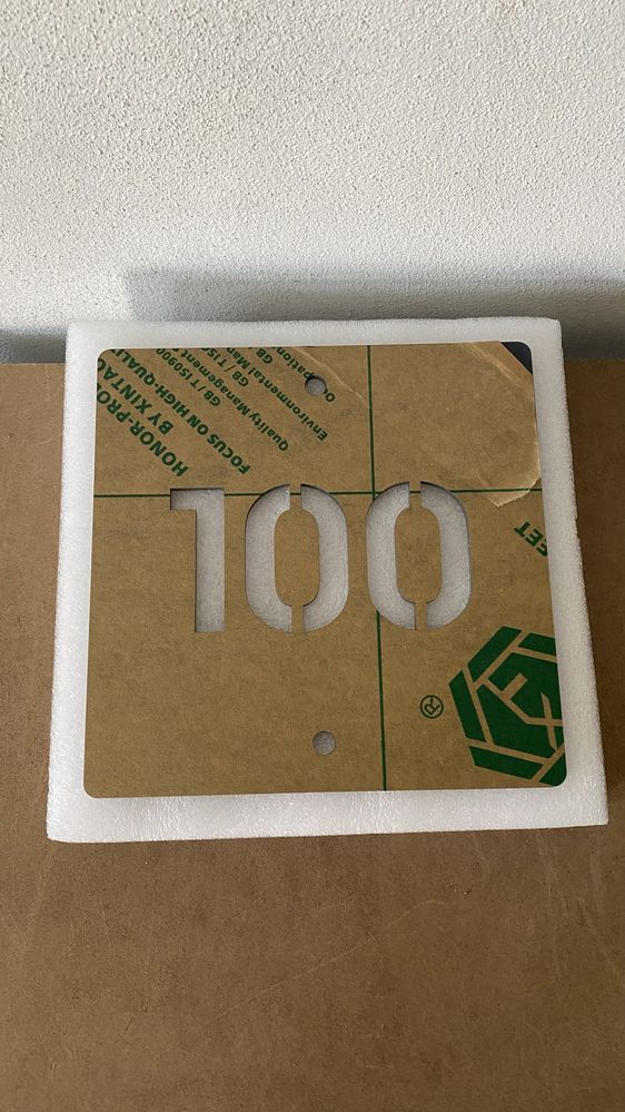 Placa Numero de porta 100