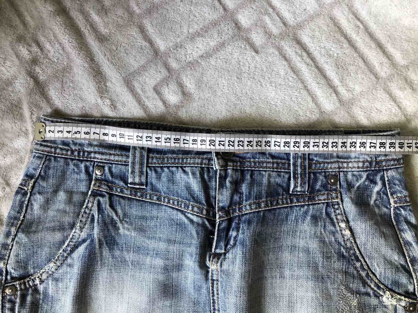 Юбка джинсовая  короткая