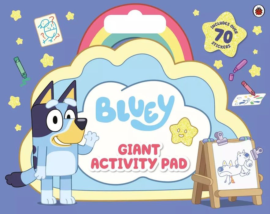 Bluey Giant Activity Pad wer. angielska. Ladybird