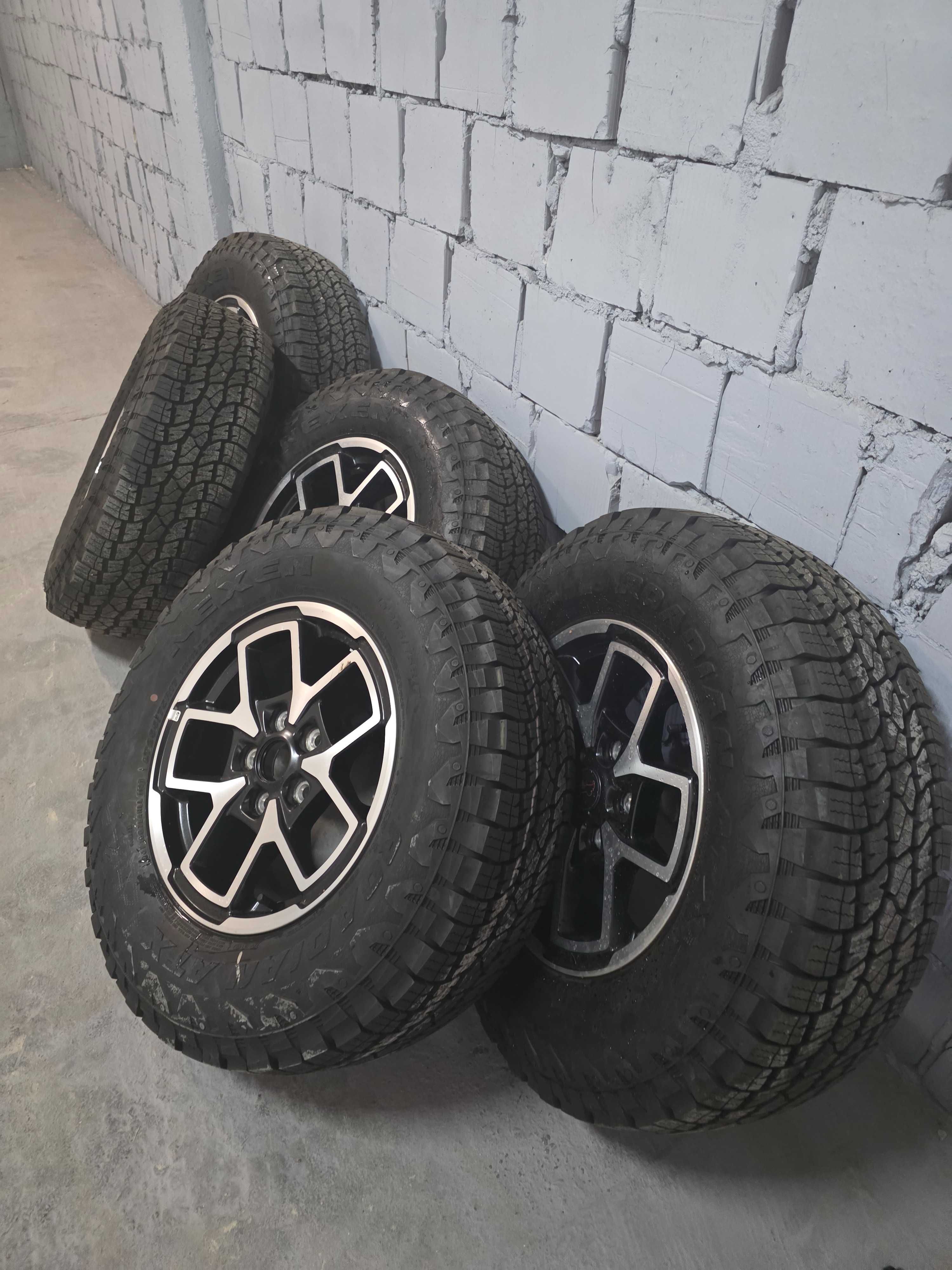 Nowe koła (Nexen 255/75/17 i felgi) od Jeep Wrangler Rubicon 2024