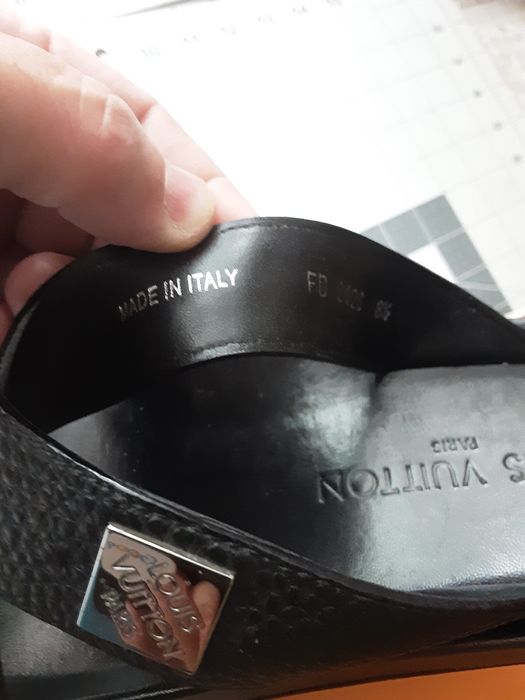 Louis-vuitton sandals Authentic with seria numbers