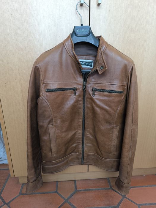 Casaco de pele genuína S