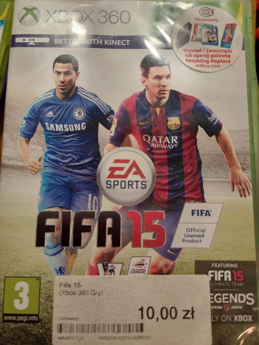 Gra na xbox 360 fifa 15