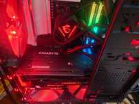 Komputer PC Ryzen 5700x3d Gigabyte aero G 570S,  Gigabyte rx7800xt