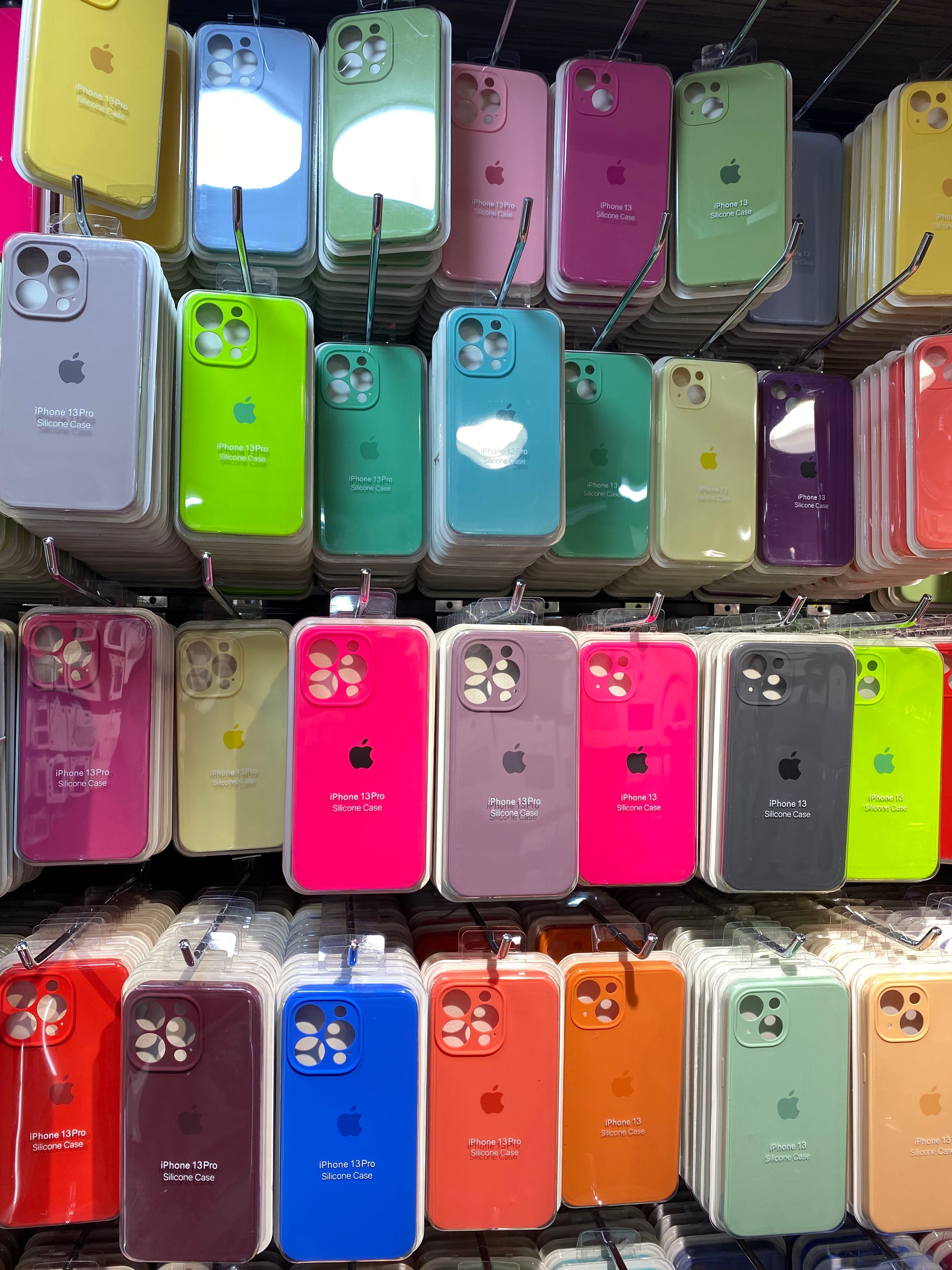 Силіконовий чохол silicone case iPhone 13 pro max закрита камера