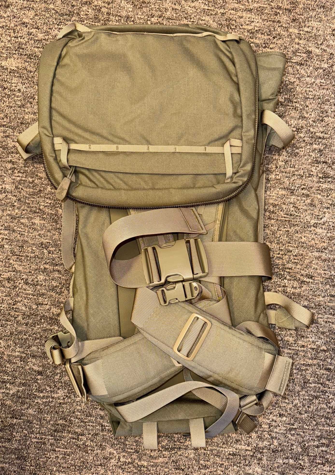 Plecak Arcteryx LEAF Assault 45 Crocodile + 2x LBX Medium Mesh Pouch
