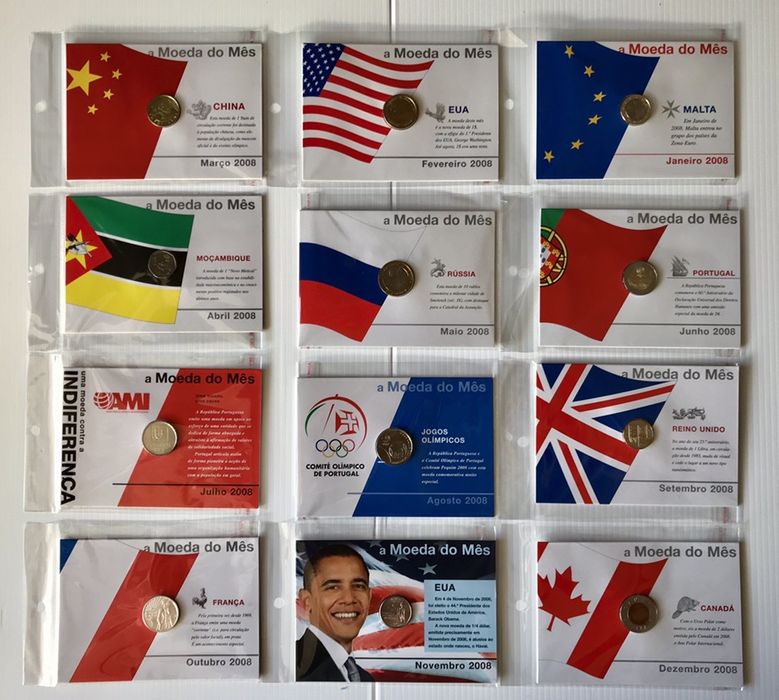 Coleção de 72 Moedas Philae