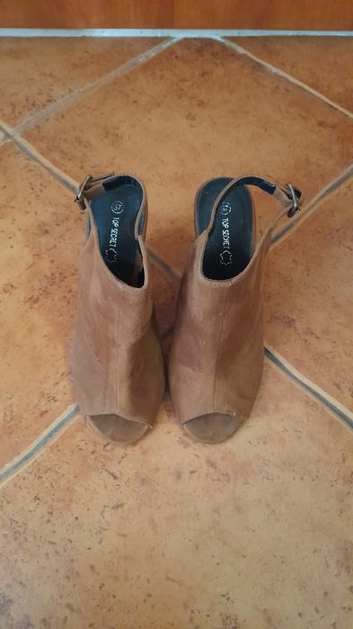 Botki letnie,sandaly na slupku 37 top secret