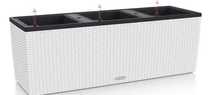 Donica LECHUZO biała 100X32X34 system nawadniania