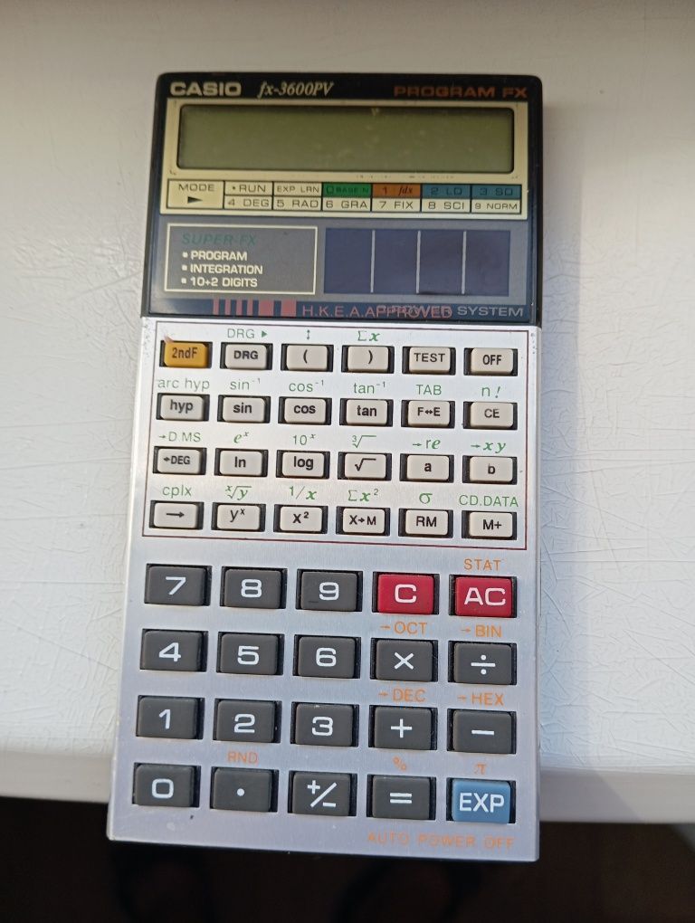 CASIO fx-3600PV Program FX — научный калькулятор