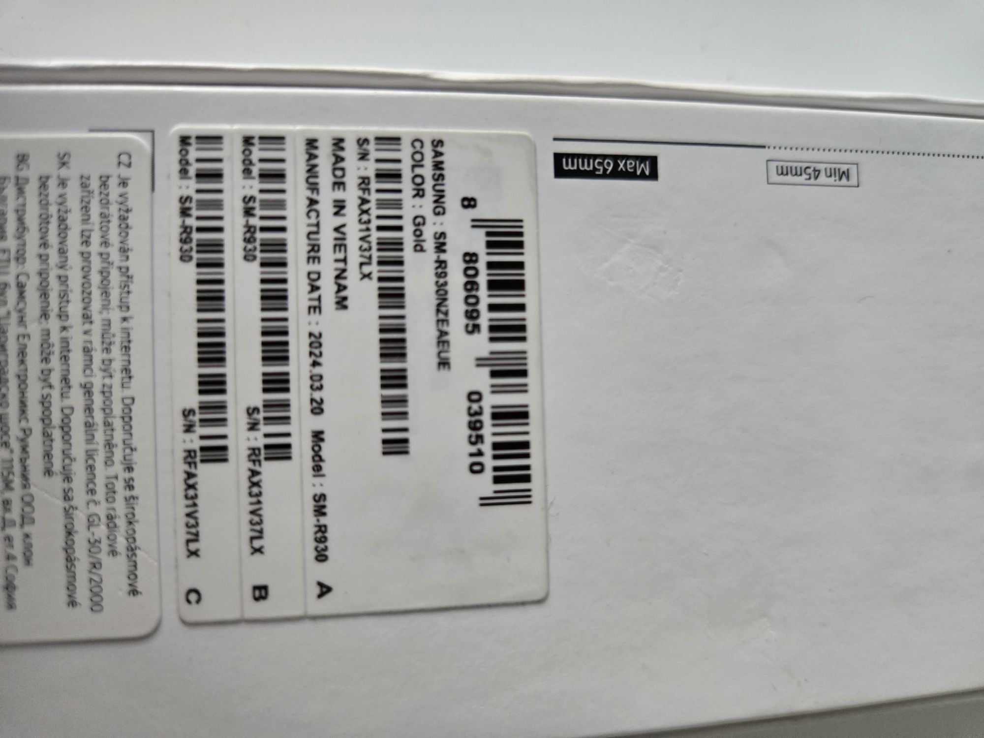 Smartwatch Samsung Galaxy Watch 6 40mm Beżowy