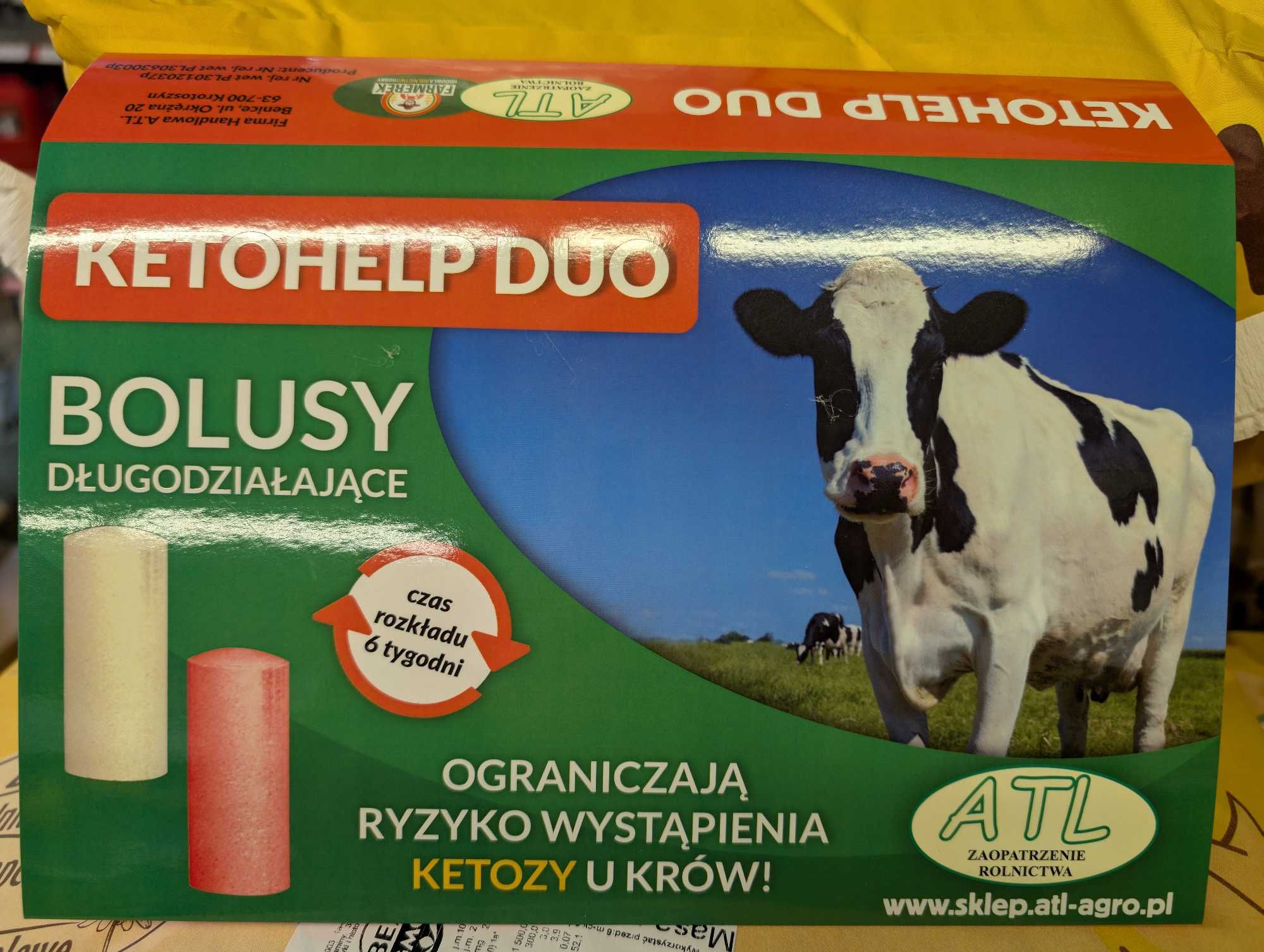 Bolusy dla krów przeciw ketozie 10szt. KETOHELP DUO