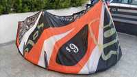 Kite Royal Solo 6.5 mt com barra Kitesurfing