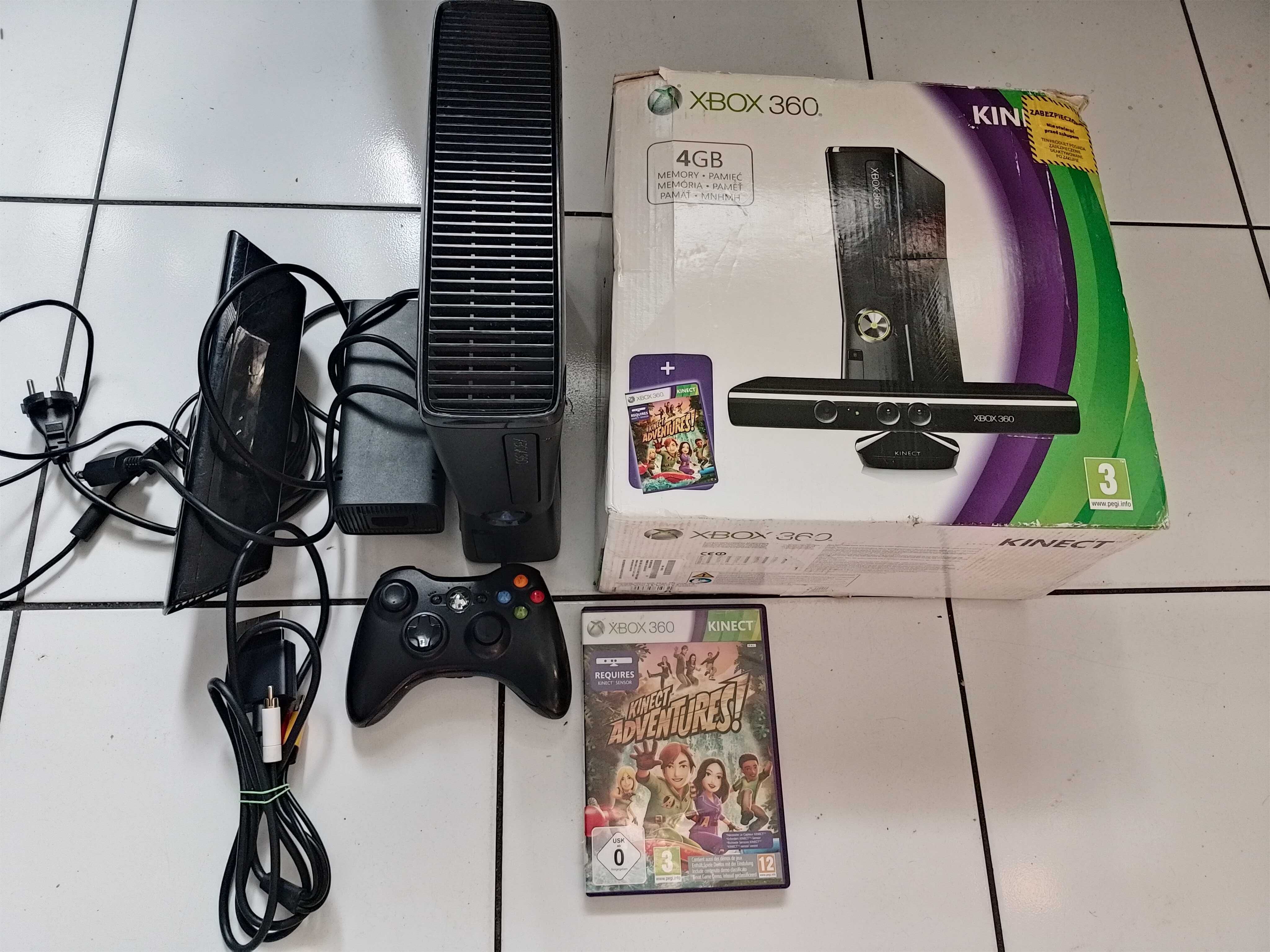 Xbox360 slim cały komplet z pudełkiem
Konsola i wszystkio sprawne
