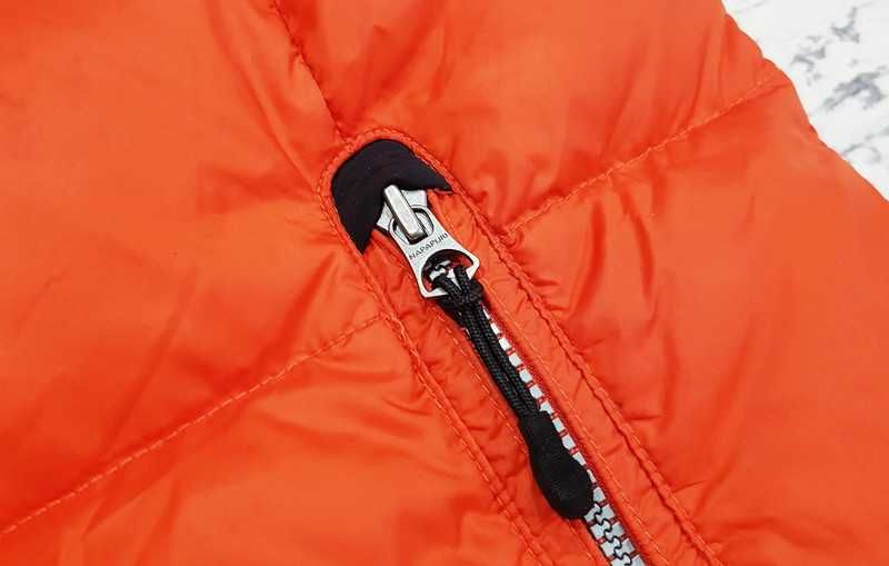 Napapijri * bezrękawnik * logo * puchowy * unikatowy * męski * L