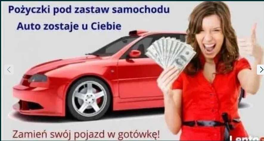 pożyczka , kredyt , pożyczki , pod zastaw auta bez BIK i KRD