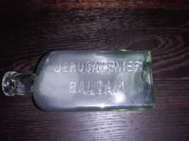 butelka stara 19 wiek Jerusalemer Balsam