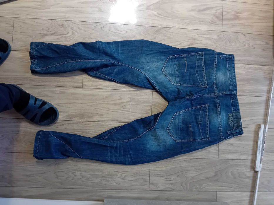 jeansy spodnie  męskie buggy baggy rozm 33