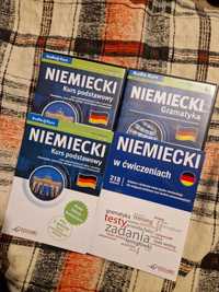 Zestaw do nauki j. niemieckiego- książki i płyty dvd
