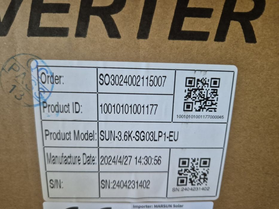 Гібридний інвертор deye 5kw 6kw 10kw 12kw Акумулятор lifepo4