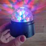 Lampka mini  LED,kula disco