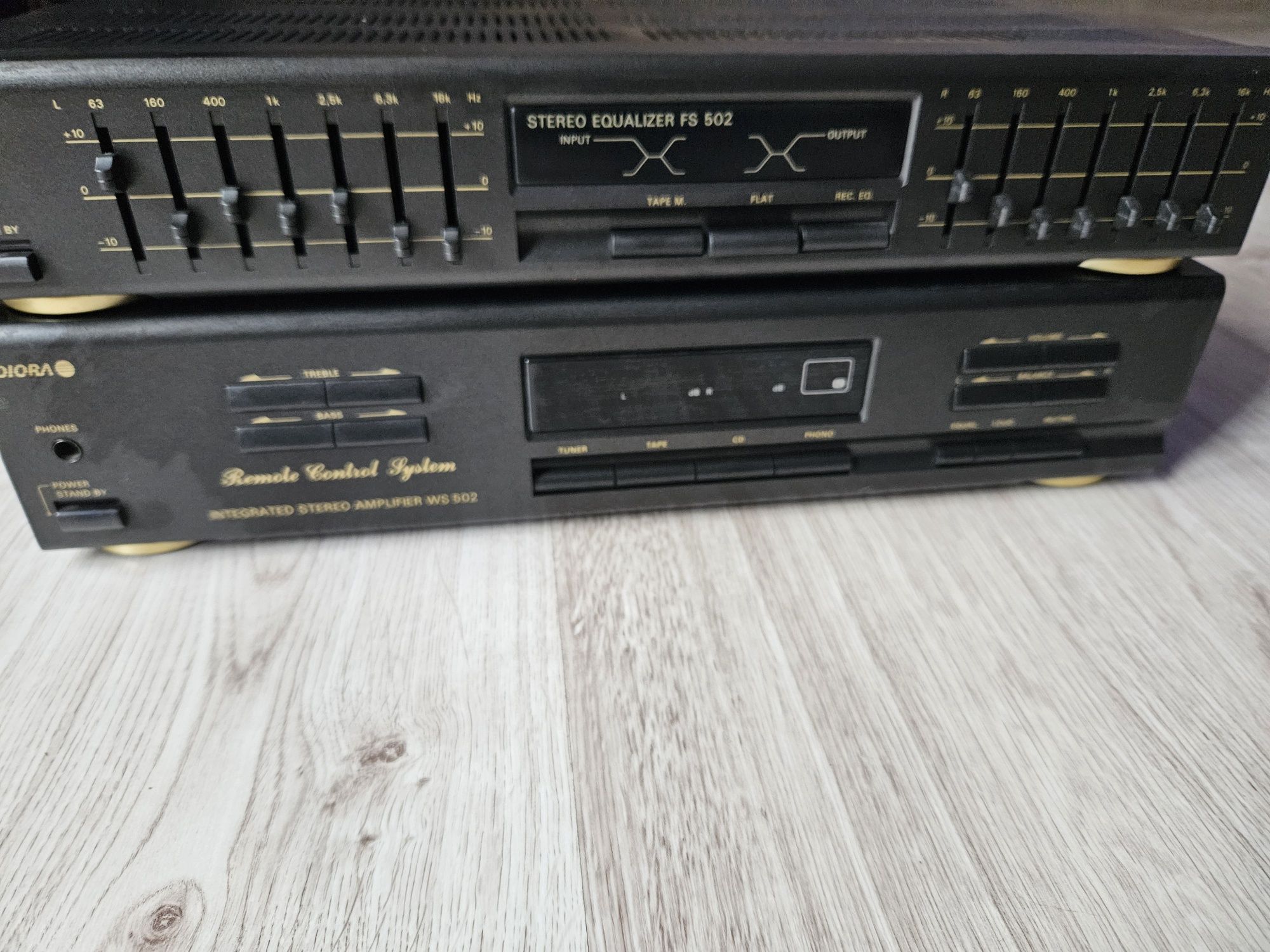 Diora Amplituner i equalizer WS 502 ,ES 502 sprzedam
