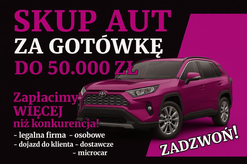 Skup Aut Za Gotówke Do 50.000 ZŁ Skup Samochodów Auto Skup Busów