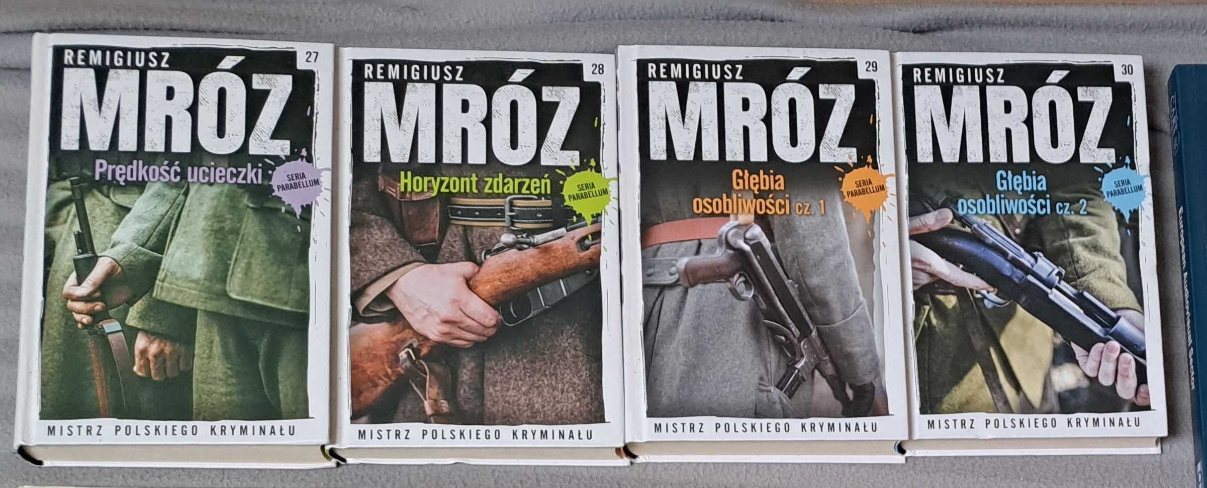 Parabellum Horyzont zdarzeń Mróz Głębia osobliwości zestaw 4 książek