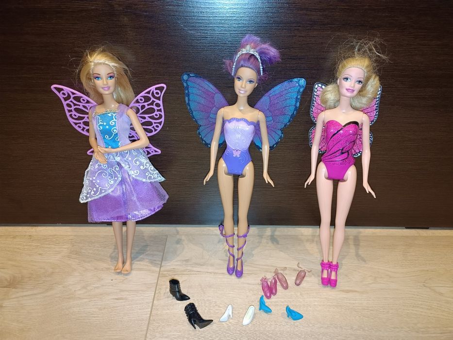 Lalki Barbie Mariposa wróżki, motylki